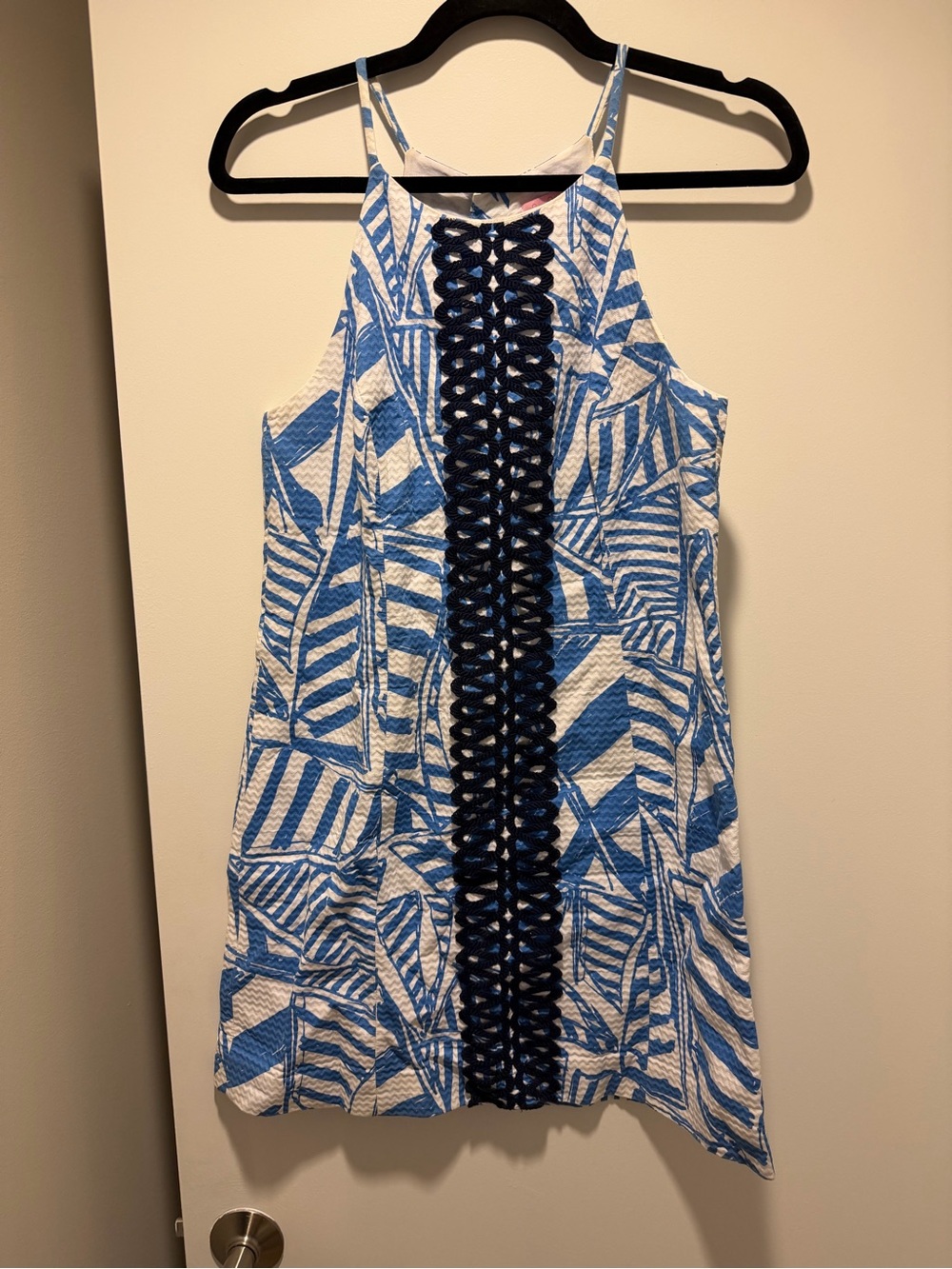 Lilly Pulitzer Annabelle Shift Bay Blue Yacht Sea- Size 4
